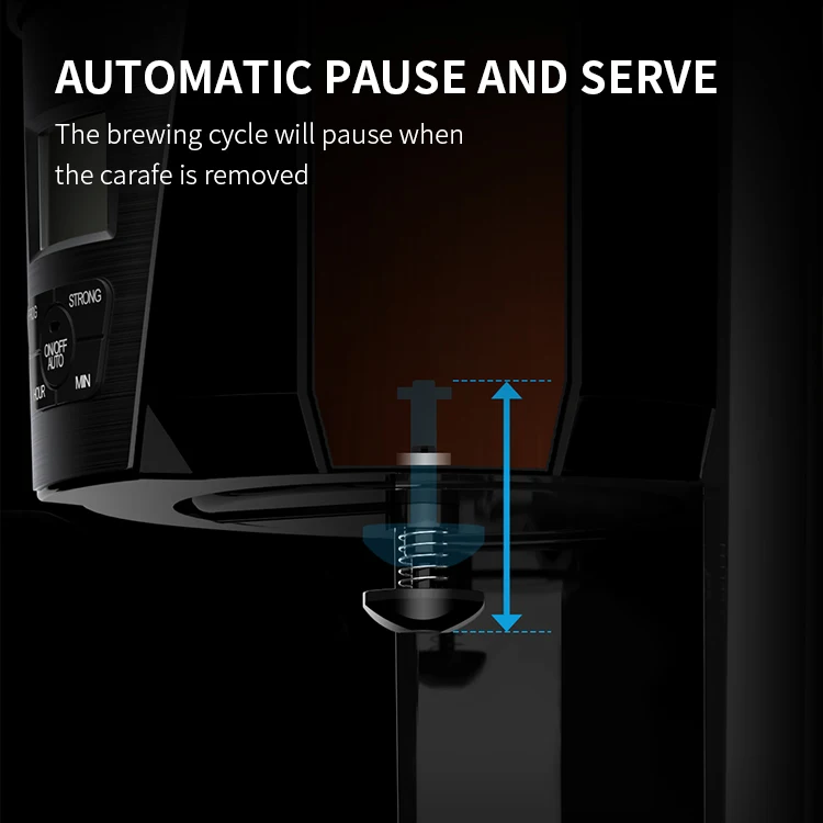 Automatic Programmable Keep Warm Coffee Machine 12 Cup Coffee Maker Coffee Machine