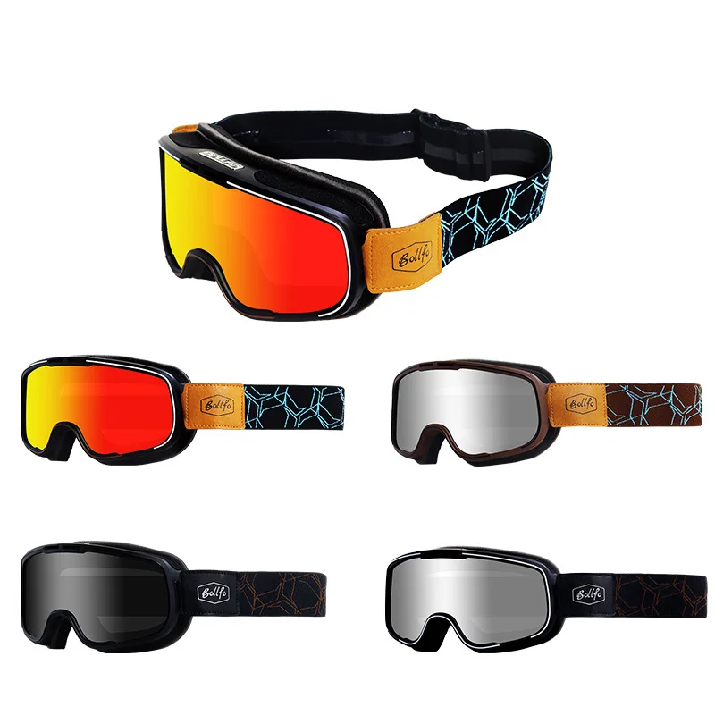 Off-road Motorcycle Goggles Ski Goggles Windproof Dustproof cycle goggles Glasses for scooter riding