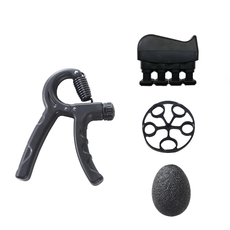 4pack Adjustable Resistance Hand Gripper Kit Finger Exerciser Trainer Hand Grip Strengthener Workout Set