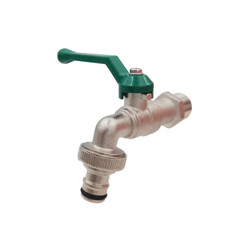 
zinc alloy garden fast open hose bibcock 1/2 outdoor water tap 