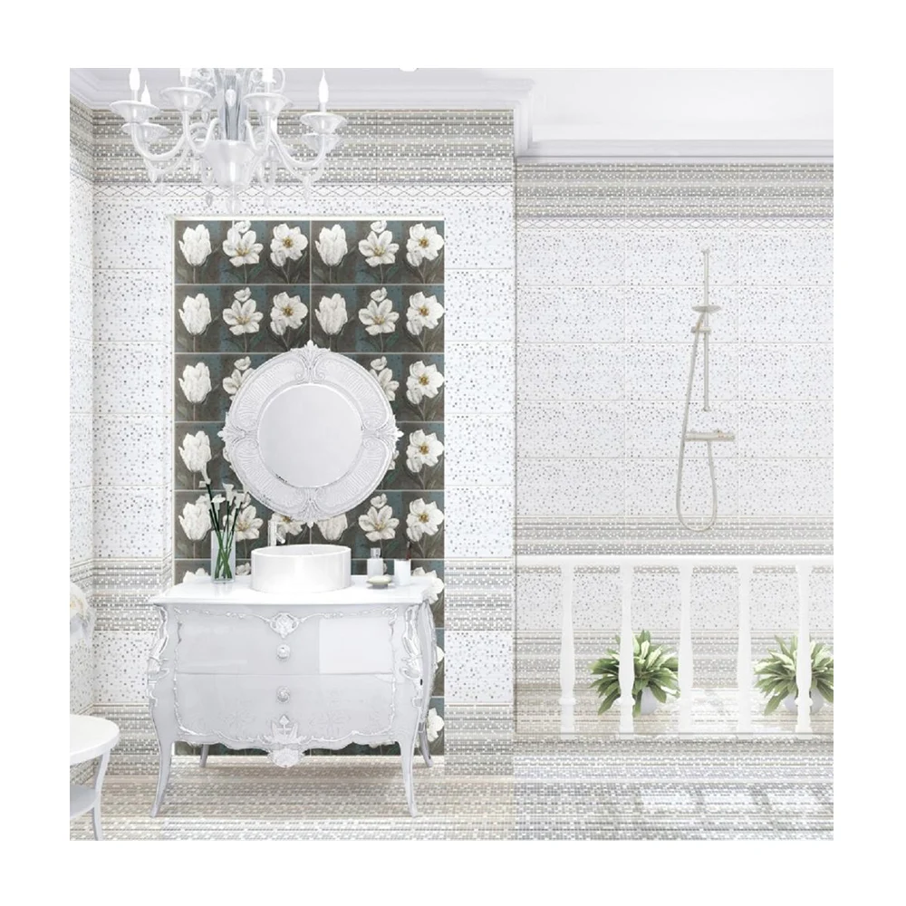 300*300 foshan factory ceramic bathroom floor and wall tile