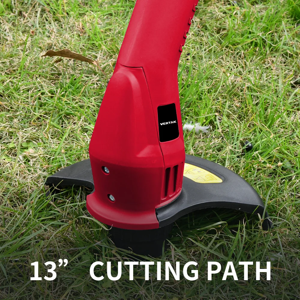 Vertak china garden tools grass trimmer machine cheap price mini electric long handle grass trimmer