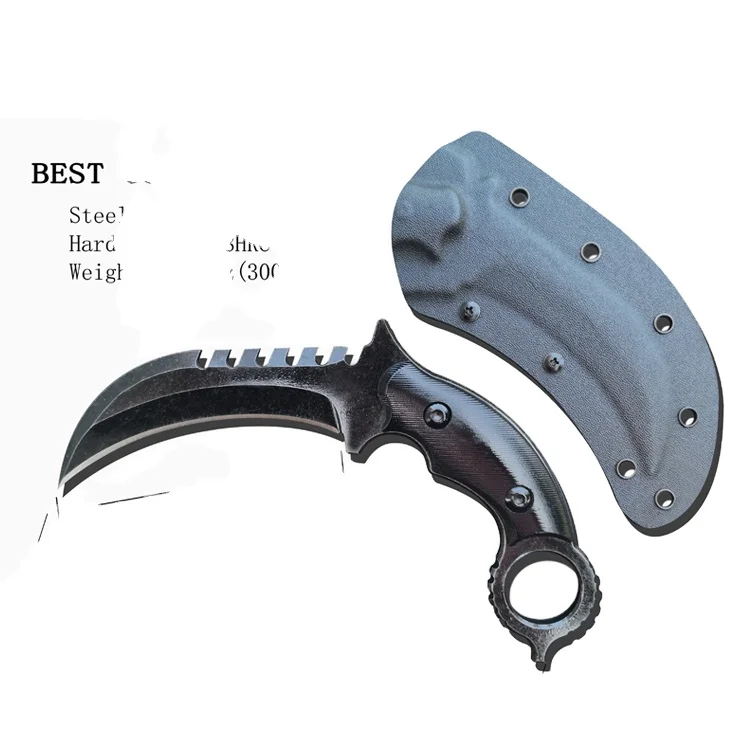 
Wholesale Outdoor Cutting Knife Army Blue Custom Hunting Tactical Machete knives hunting survival camping 