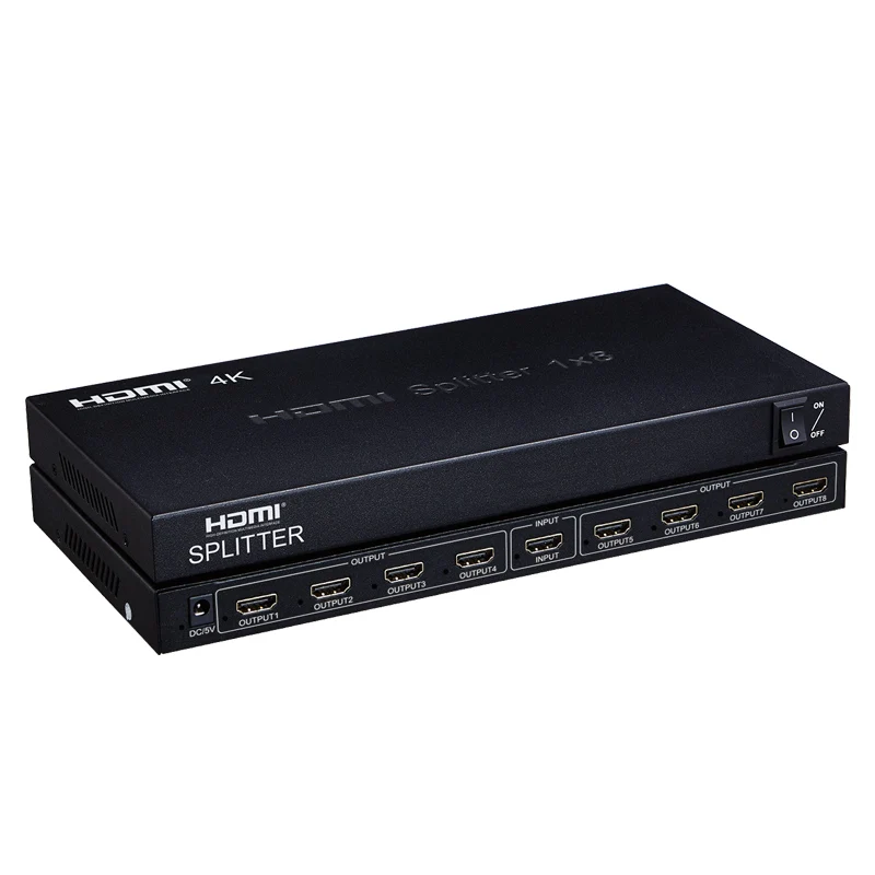 SFX factory 1x8 HDMI сплиттер 4K x 2K @ 30 Гц 1080P 3D усилитель 1 в