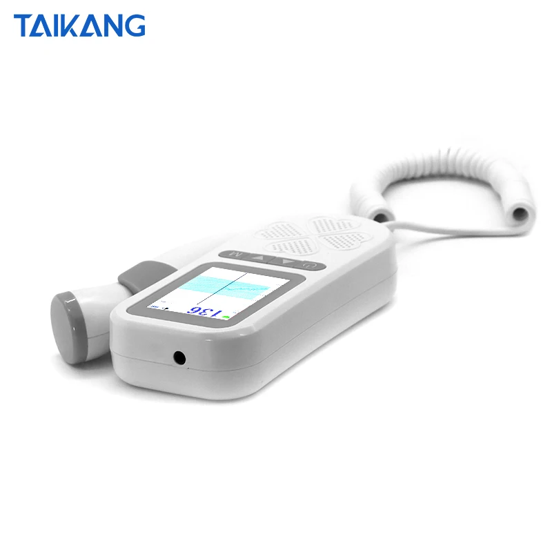 Цифровой ультразвук 3 МГц TFT кривая и цифровой дисплей Baby Heart Sound фетальный допплер