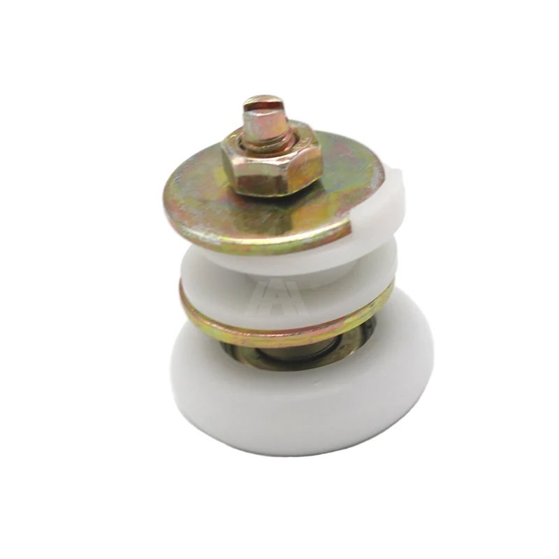 Bathroom white 626 bearing nylon wheel sliding glass window track roller