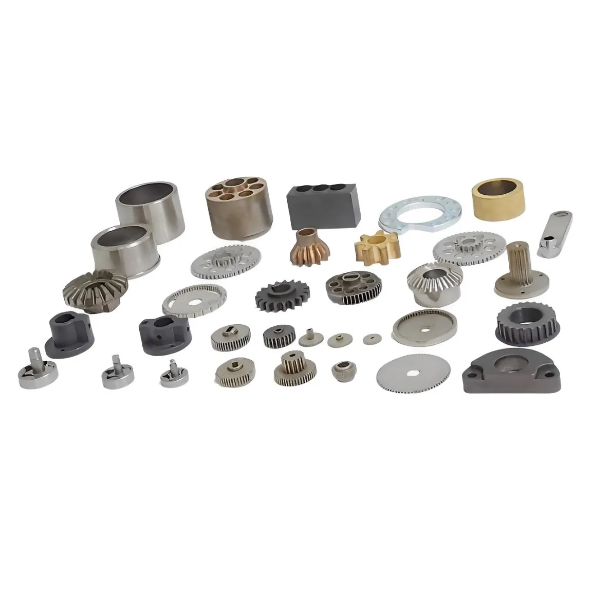 Manufacturer Customized Iron Powder Metallurgy Part Iron Spur Gear Sintered Parts Metal Powder Gear Parts