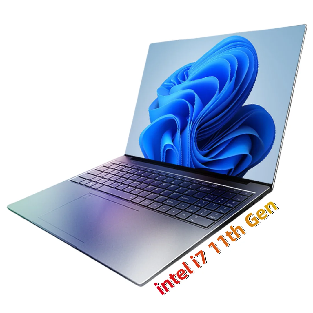 2024 i7 Core 11th Generation 16 inch FHD Notebook PC 11th Gen Intel i7 Notebook Computer Quad Core BT5.0 Business Laptop