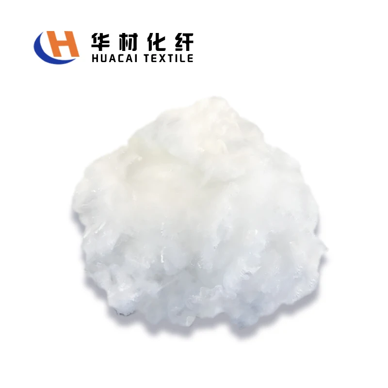 
raw white polyester short solid staple fiber 