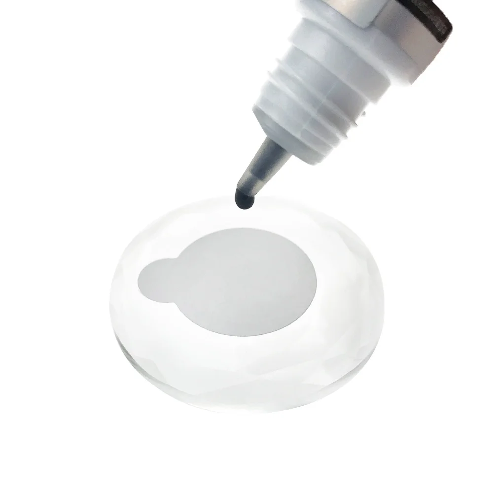 Reusable Crystal Glass Pad Lashes Adhesive Pallet Eyelashes Extensions Tool Lashes Glue Holder Eyelash Extension Glue Holder