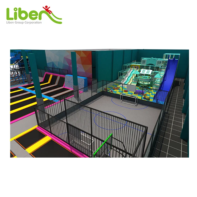 Профессиональный Недорогой большой батут для использования в помещении