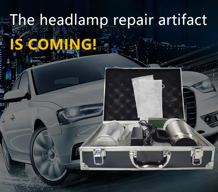 Car Headlight Lens Restoration System Repair Kit Plastic Light Cleaner