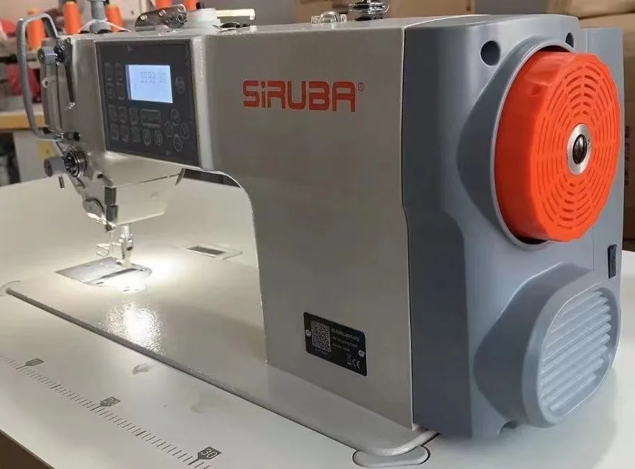 Хорошее качество Китай Siruba 7200C компьютеризированная одноигольная швейная машина с прямым приводом резьбовым триммером