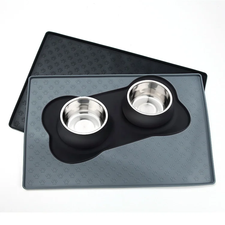 Wholesale Low Moq Bowl Mat All Metal Steel Stainless Steel Large Pet Feeder Dog Water Bowl