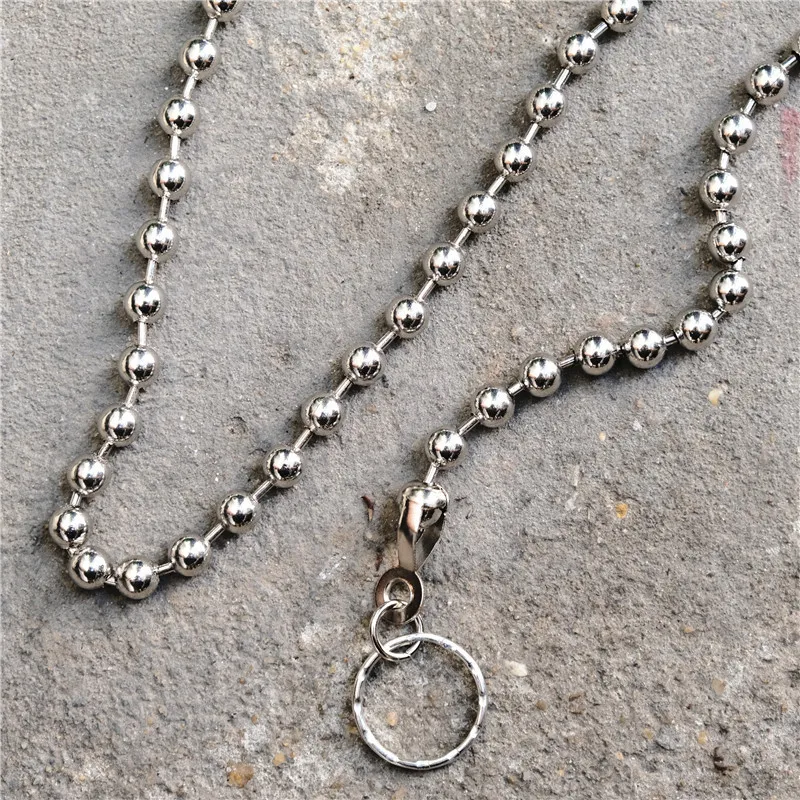 Wholesale Hip Hop Rock Jewelry Metal Beaded Trousers Chain Wallet Belt Chain Rock Punk Jean Pant Chain