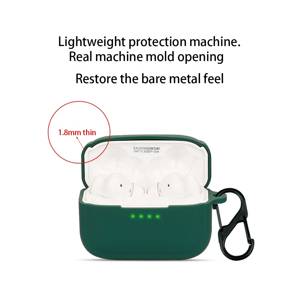 wholesale buds Case For Pana sonic RZ-C210WDGEW Wireless Headset Cover Silicone earphone case With Hook