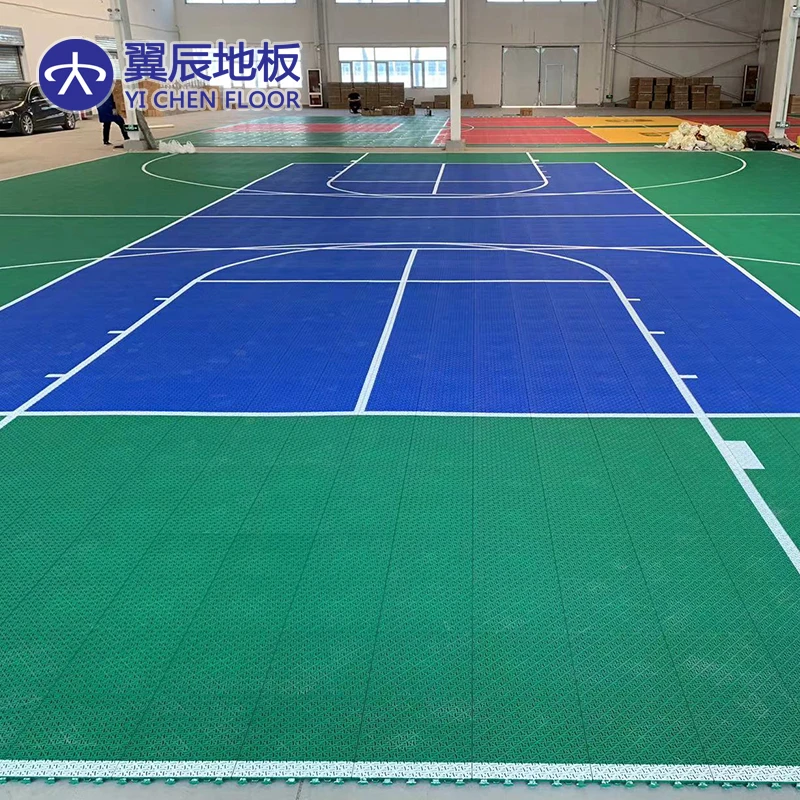 100 Virgin PP Material pickleball court mat Professional tennis court floor