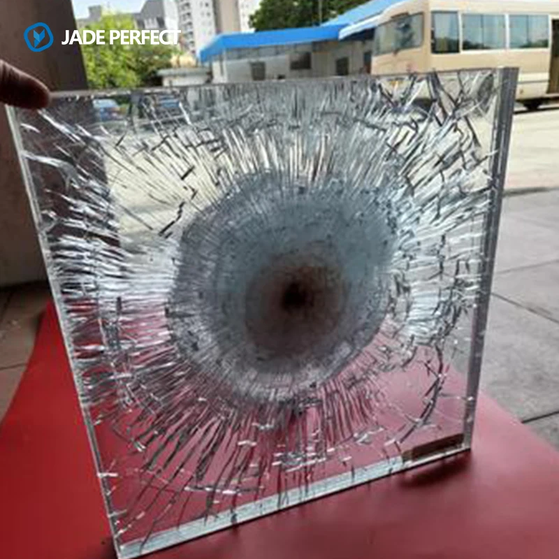 Decorated toughened laminated glass wall textured laminated glass for window