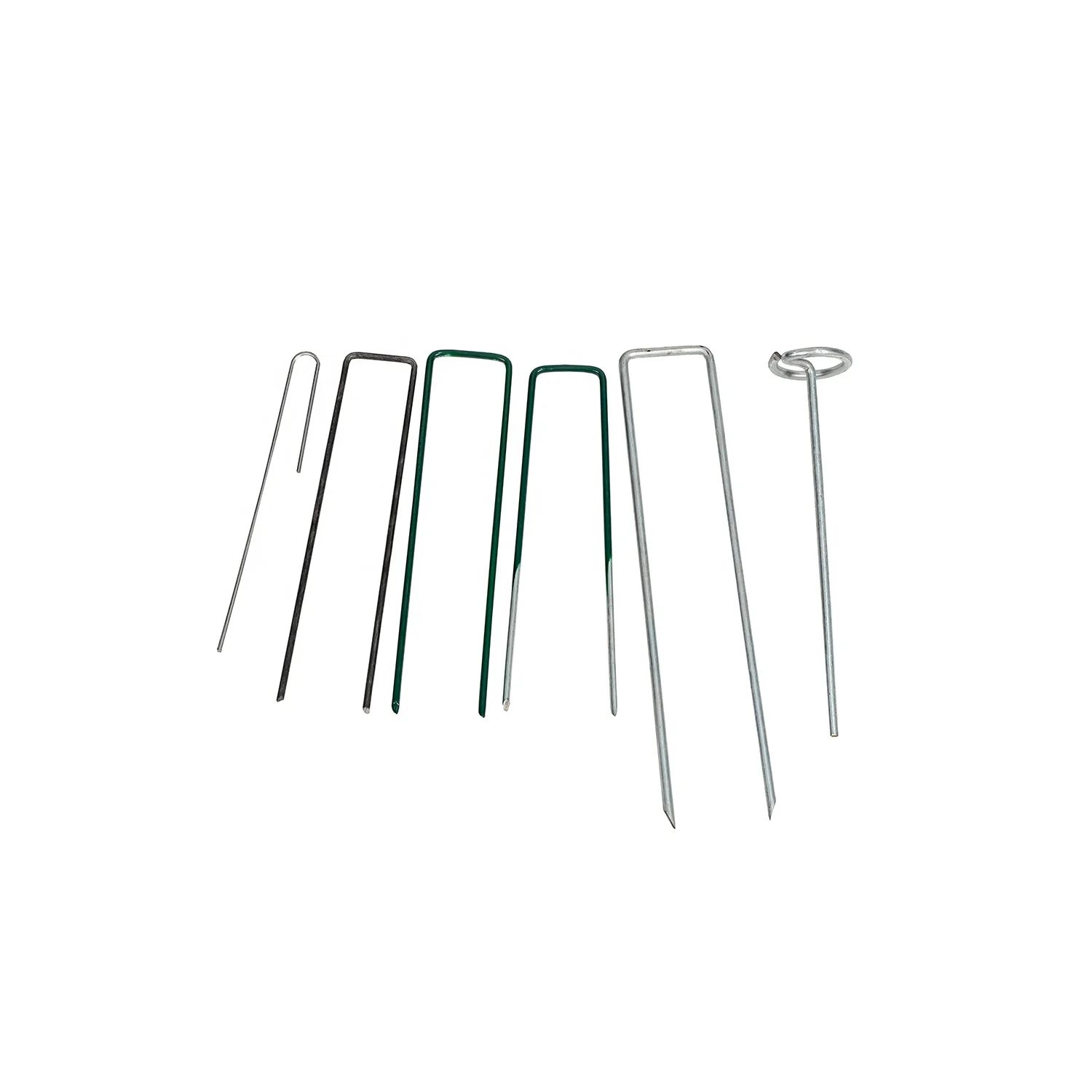 Garden Landscape Stakes/Spikes/Pins/Pegs Ground Nail Galvanized Sod Staples