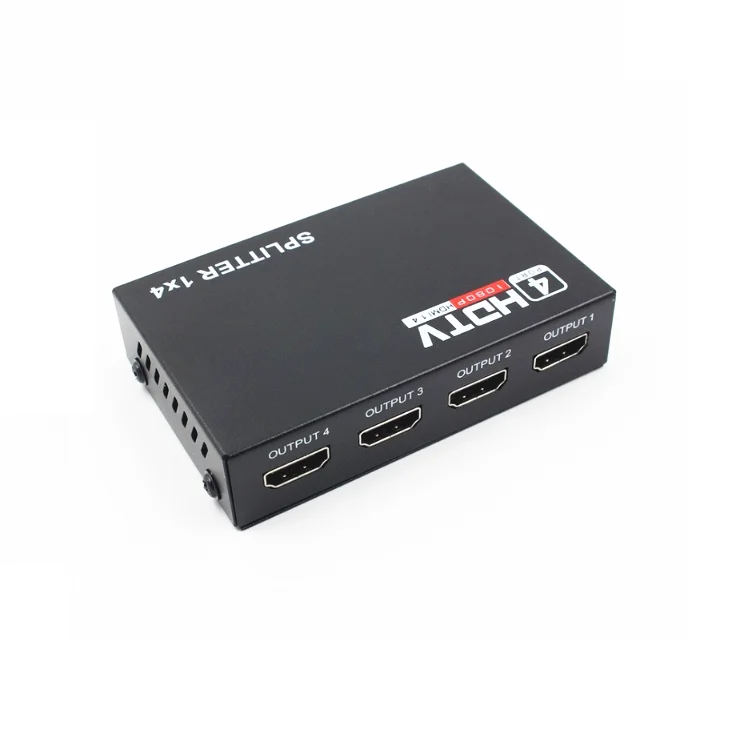 Hd mi 2.0 1 * 4 переключатель сплиттер 1 в 4 из 1080P 3D Ultra 2K HDCP 4Way Сигнал Мини HD / MI сплиттер-усилитель