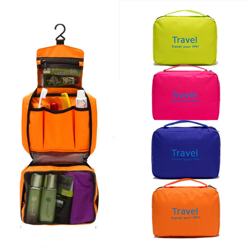 Travel large bag logo wash bag waterproof multi-function storage hanging bag