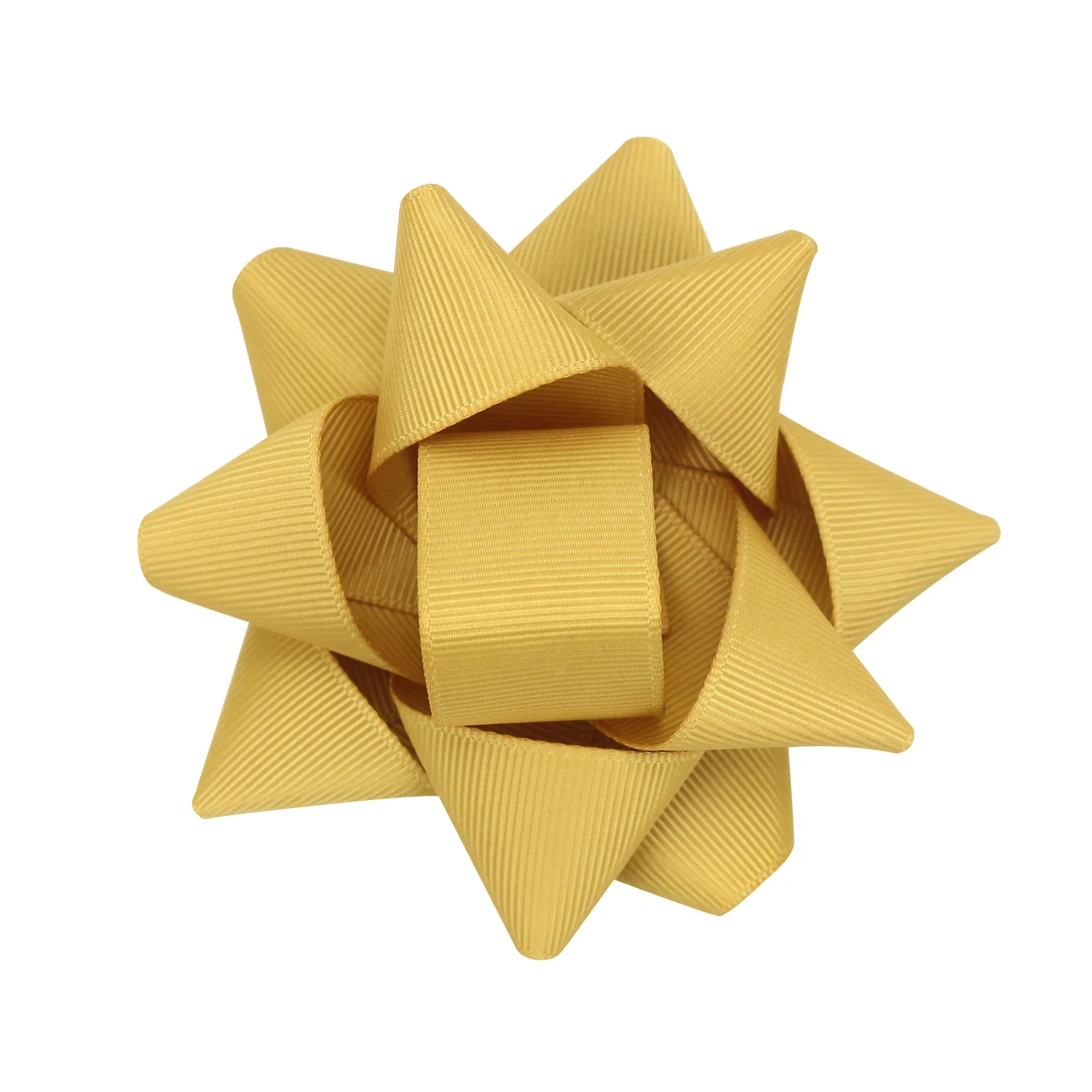 Huihuang Ribbons Solid Color Customized Holiday Decoration Ribbon Bows Star Gift Wrapping Bow