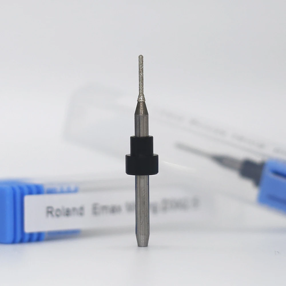 Zirconia Dental Milling Burs For Dental Lithium Disilicate Milling Materials Roland Emax Cutter
