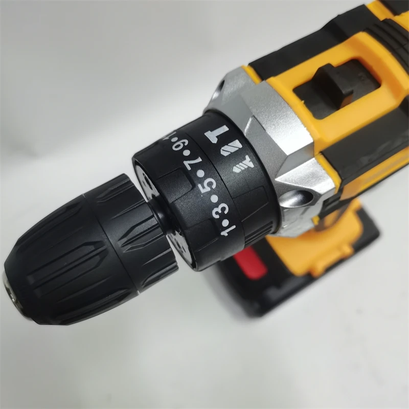 21V lithium battery multifunctional impact drill dual speed hand electric drill