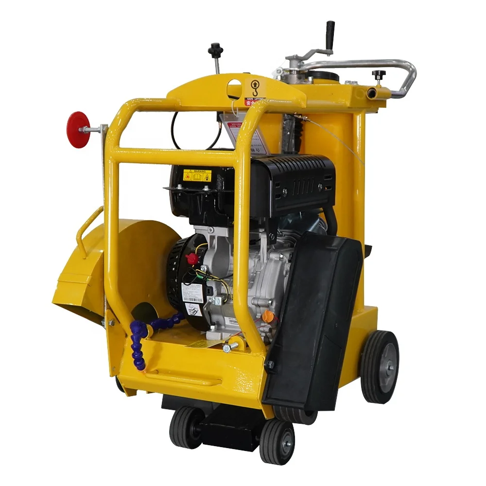 Diamond Saw Gasoline Diesel Engine Asphalt Cement Saw CutterFloor Cutter Cut Price Walk Behind Concrete Road Cutting Machine