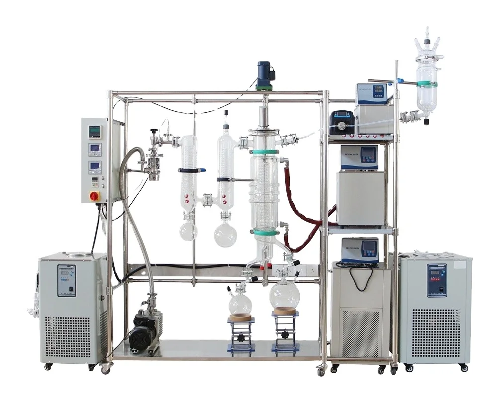 AYAN molecul destilation short path distillation kits 5l vacuum distillation column equipment price