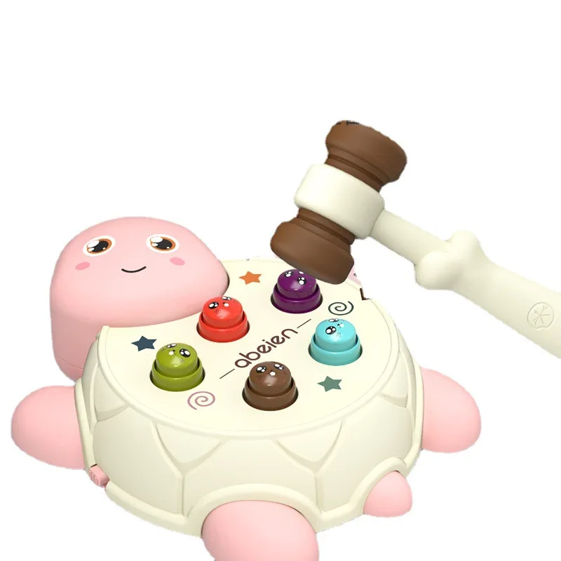 ITTL educational baby games whack a mole music and light plastic interactive games toy