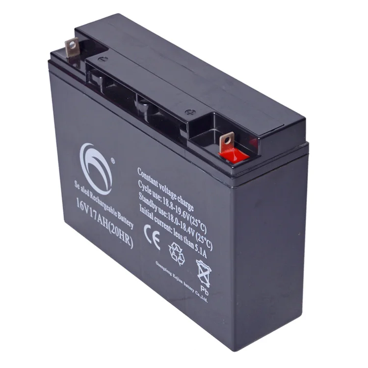 Hot Sale OEM ODM 16V 17AH UPS solar system Prismatic Energy Storage Battery Maintenance-free Sealed AGM Lead Acid Gel Batteries