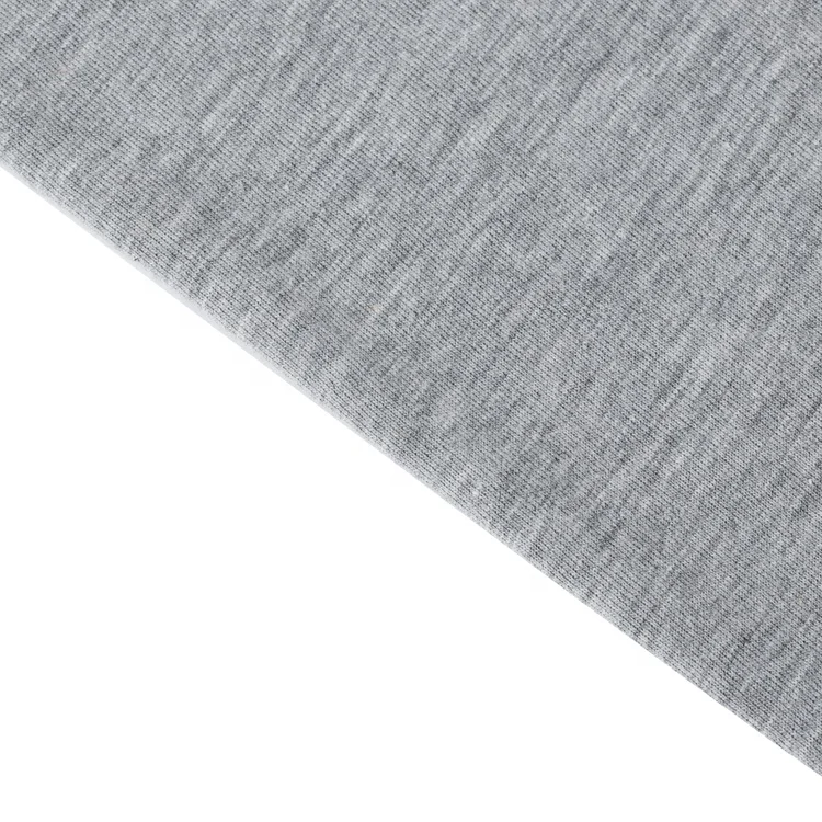  65% полиэстер 35% хлопок трикотажная одинарная ткань для футболок и домашних платьев