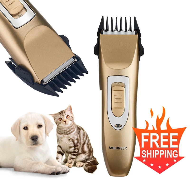 High Efficiency LED light USB rechargeable dog pet hair clippers electric