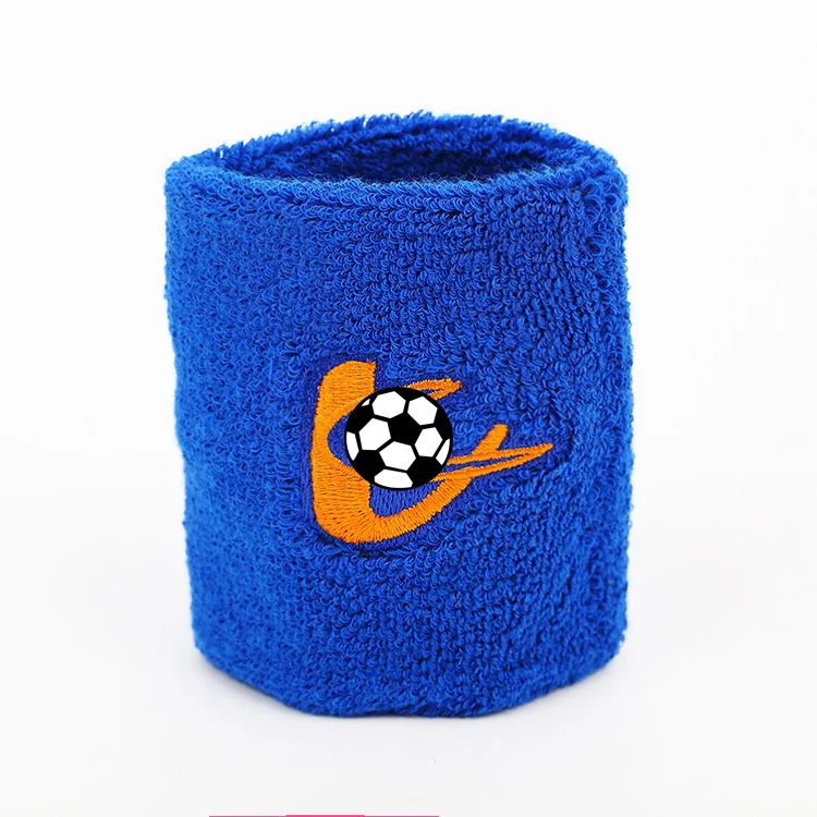 solid colors Unisex Sport pure Cotton Sweatband Wristband Wrist Protector Running Badminton Basketball Terry Cloth Sweat Band