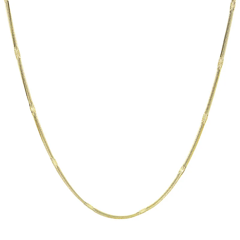 Trendy Fashion 316L Stainless Steel Snake Chain Necklace With Pearl Inspired by Joker 2.2mm Basic Chain With Titanium Main Stone
