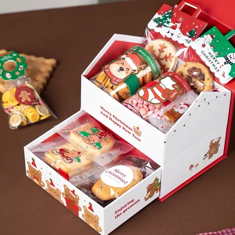 wholesale christmas cracker gift box chocolate candy box cookie gift packaging box