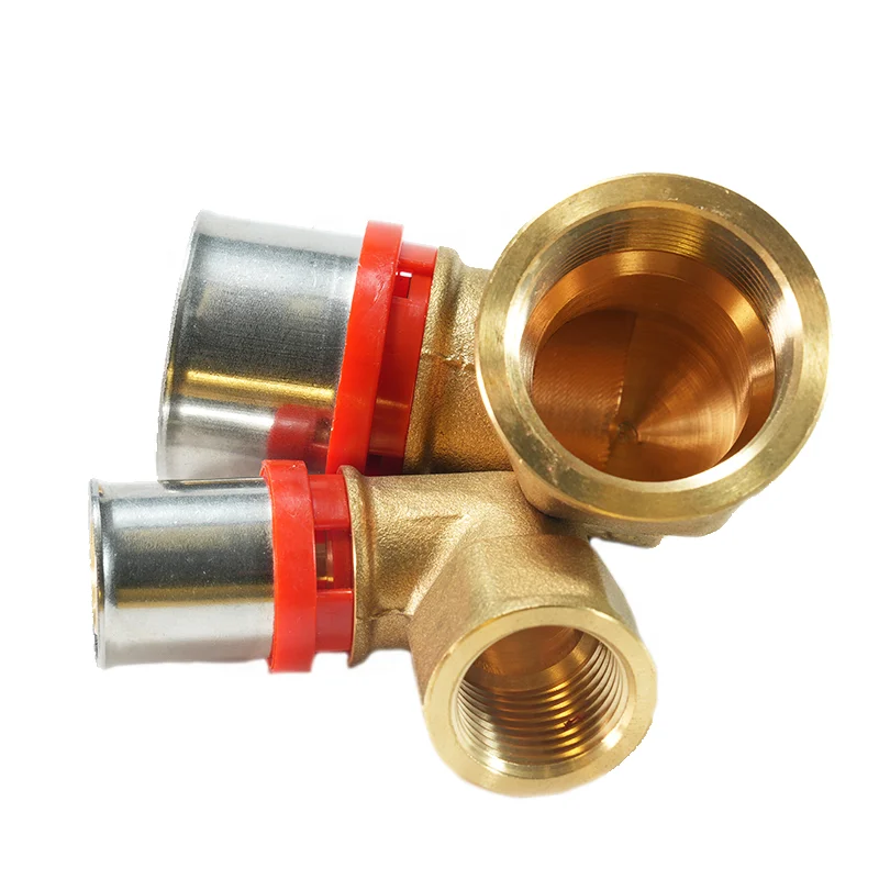 Accesorios Pex Multicapa Fontaneria Многослойные пресс-фитинги Al Pipe латунные для системы газовых труб