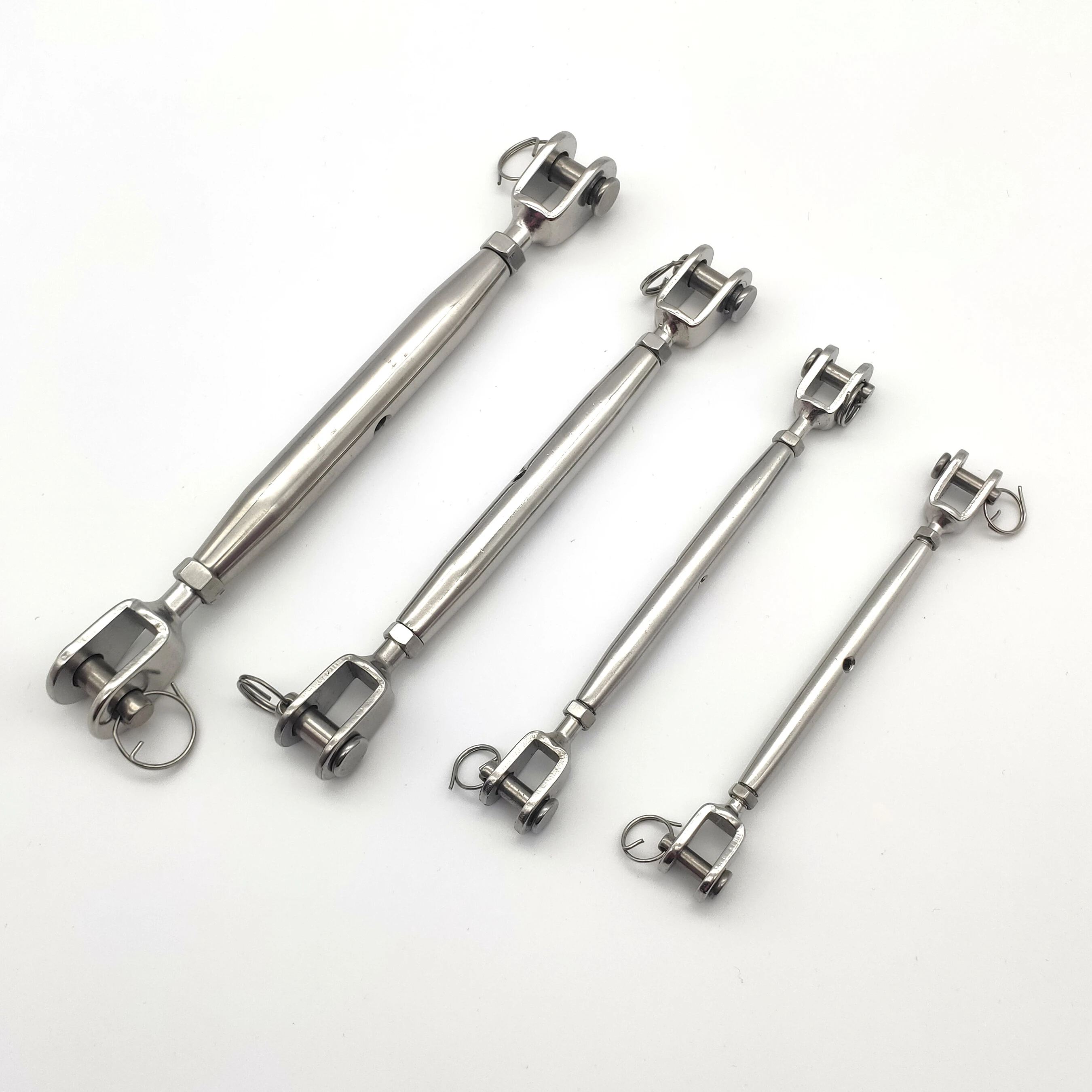Stainless steel Jaw & Jaw Pipe Turnbuckle for marine, industrial and architectural applications