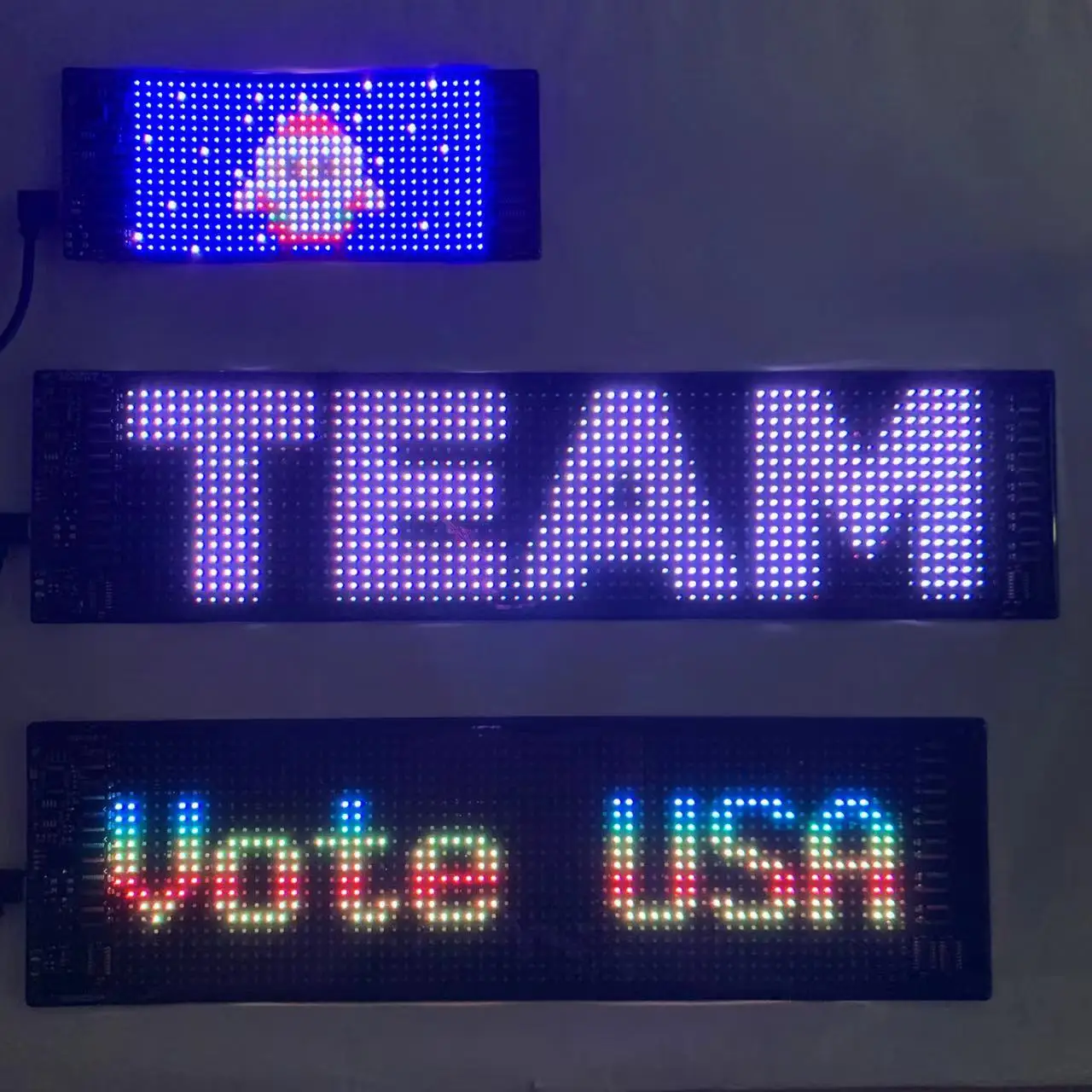 Newest Flexible LED Matrix Panel,illuminated window displays for car APP control led car sign led display mobile control