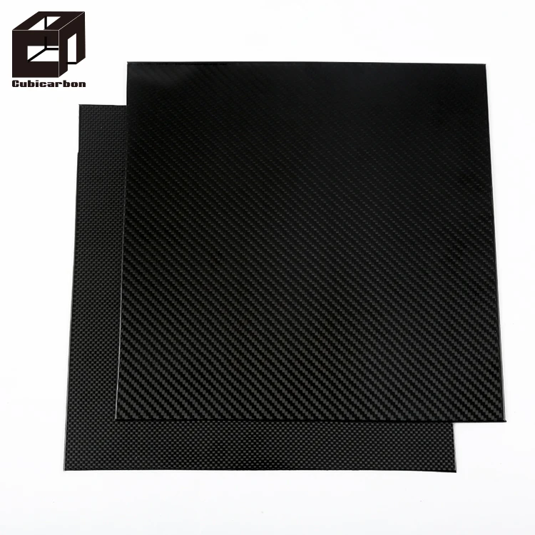 Factory Custom 3mm 5mm Real Carbon Plates 3k carbon fiber panel plates sheets Kohlefaser platten