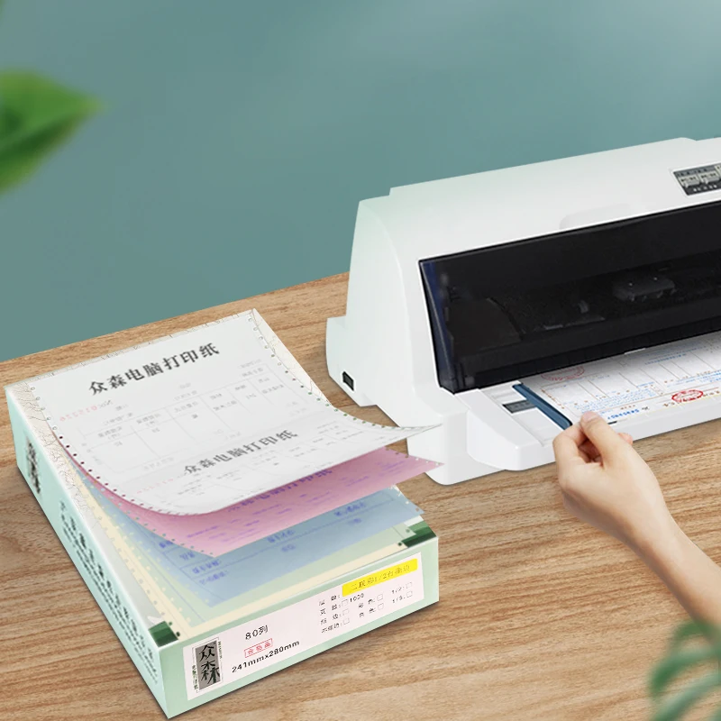 China Manufacture 3 Ply Carbonless Paper NCR Paper Carbonless Paper Sheets and Rolls