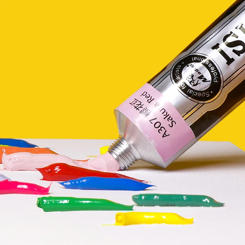 Factory Supply ODM/OEM Artist Quality 40/50/170 Ml Oil Color for Painting Made in China