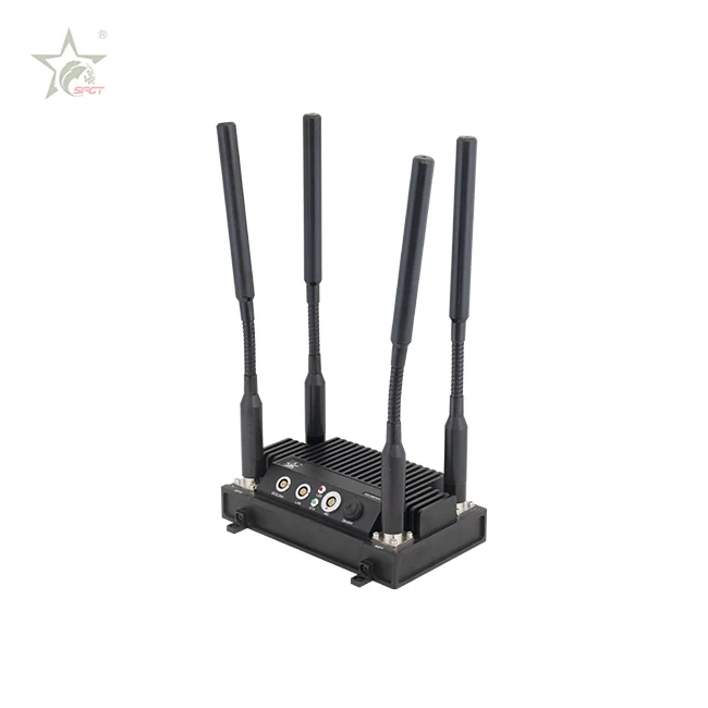 rainproof long range ethernet  radio uav Repeater MIMO IP MESH for airport security equipment