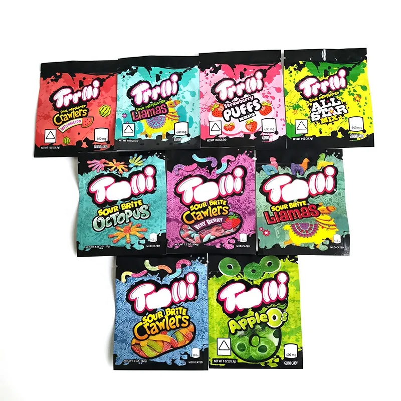 
stoner dummies medicated skittles stoney patch mylar baggies weed doublemint stoney patch edibles packaging bags 