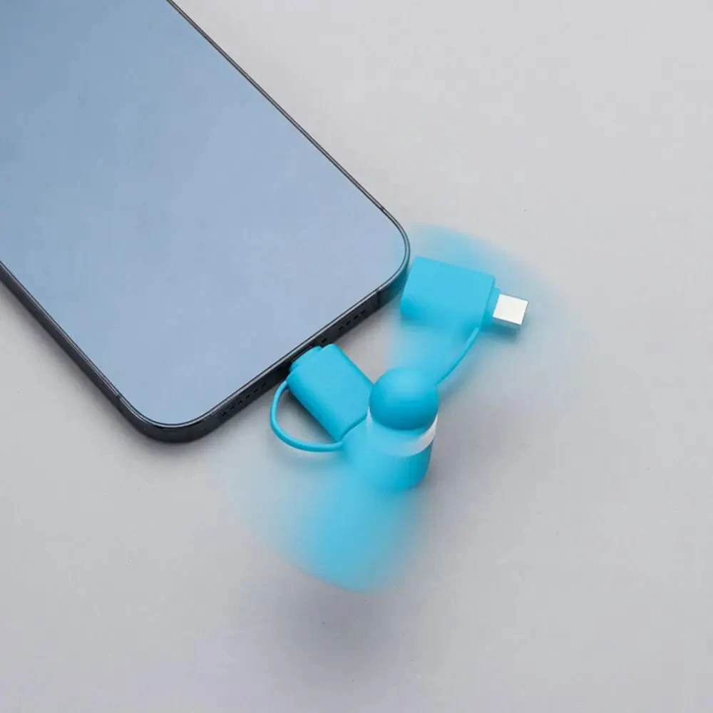 Portable 3 IN 1 Cell Phone Fan mini usb cooling fan fit for all smart phones hot wholesale price usb phone fan with your logo