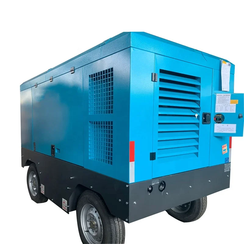 Airstone ASCY13/10 дизельный винтовой портативный воздушный компрессор 118Kw 13M3/Min 455Cfm 10Bar 145Psi с четырьмя колесами