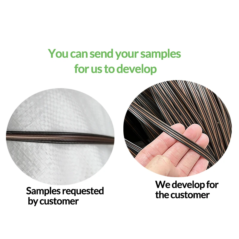 Leisure Touch Rattan Foshan GRS Certification UV-resistant twisted pe synthetic rattan