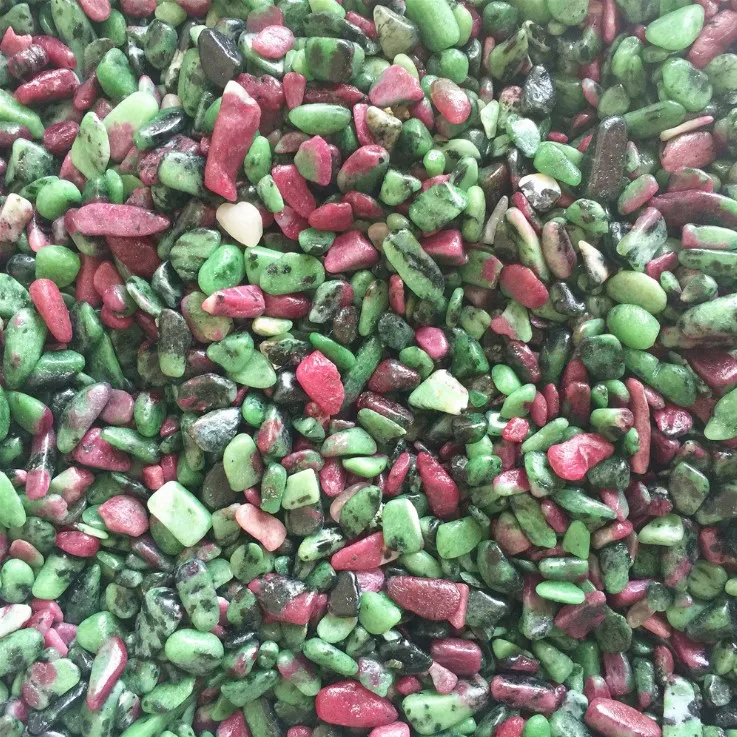 Wholesale natural bulk crystal healing stone gravel ruby zoisite crystal chips