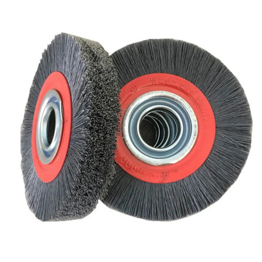 Manufacturer Customized  Nylon Roller Wire Brush conveyor brush cleaner for Polishing and Cleaning